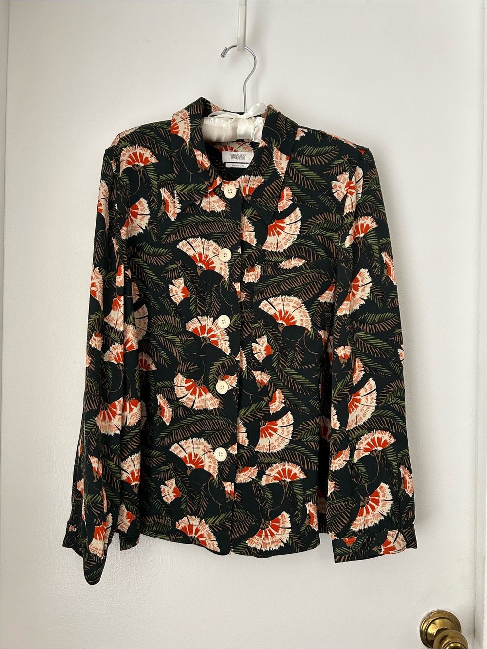 Toast Baya Dianthus print shirt - Picture 2 of 5